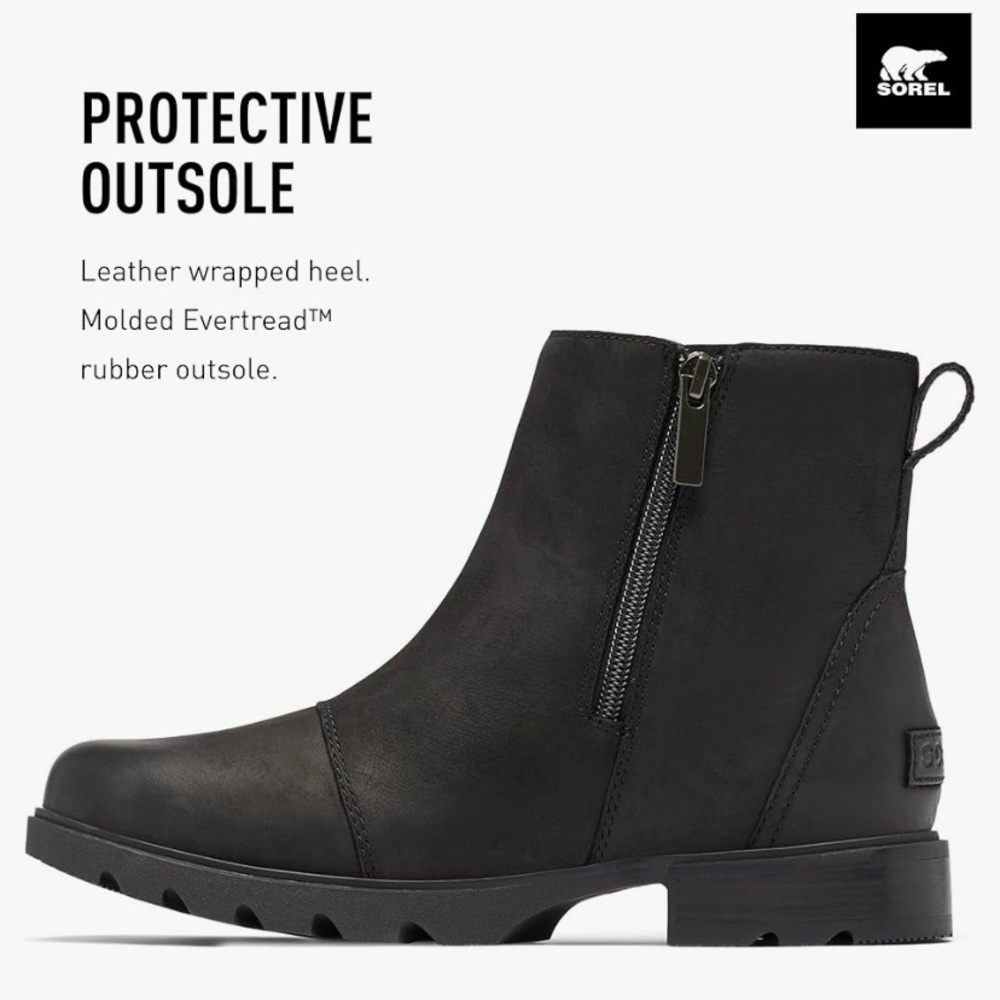 SOREL Emelie Zip Up Waterproof Boots - Picture 8 of 9
